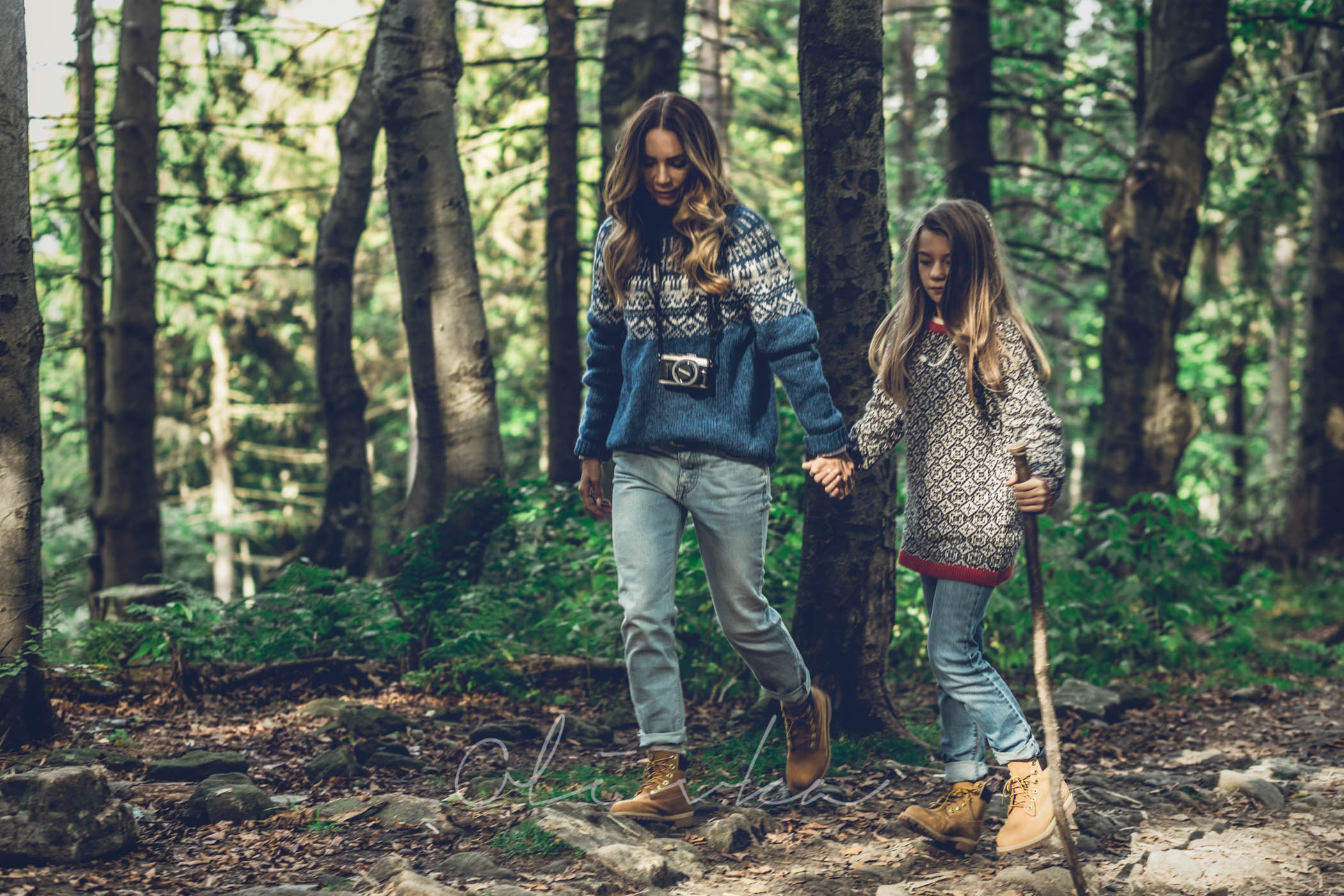 Czantoria, Jesień w górach, buty timberland, blue iceberg
