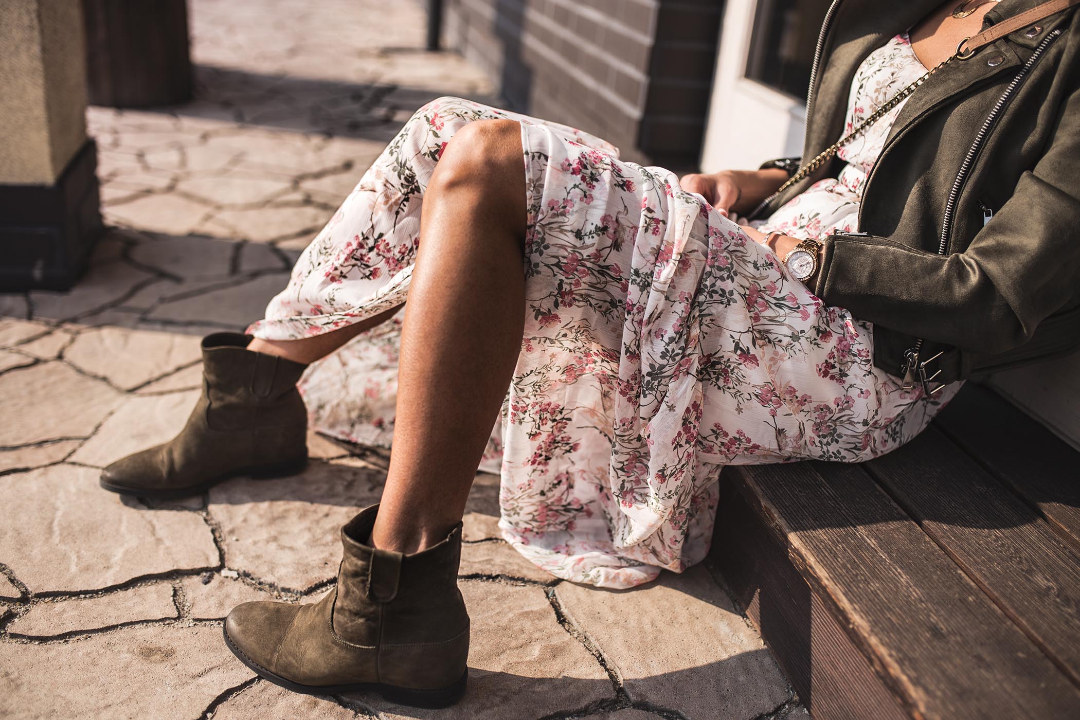 sukienka maxi Orsay, Ramoneska Orsay