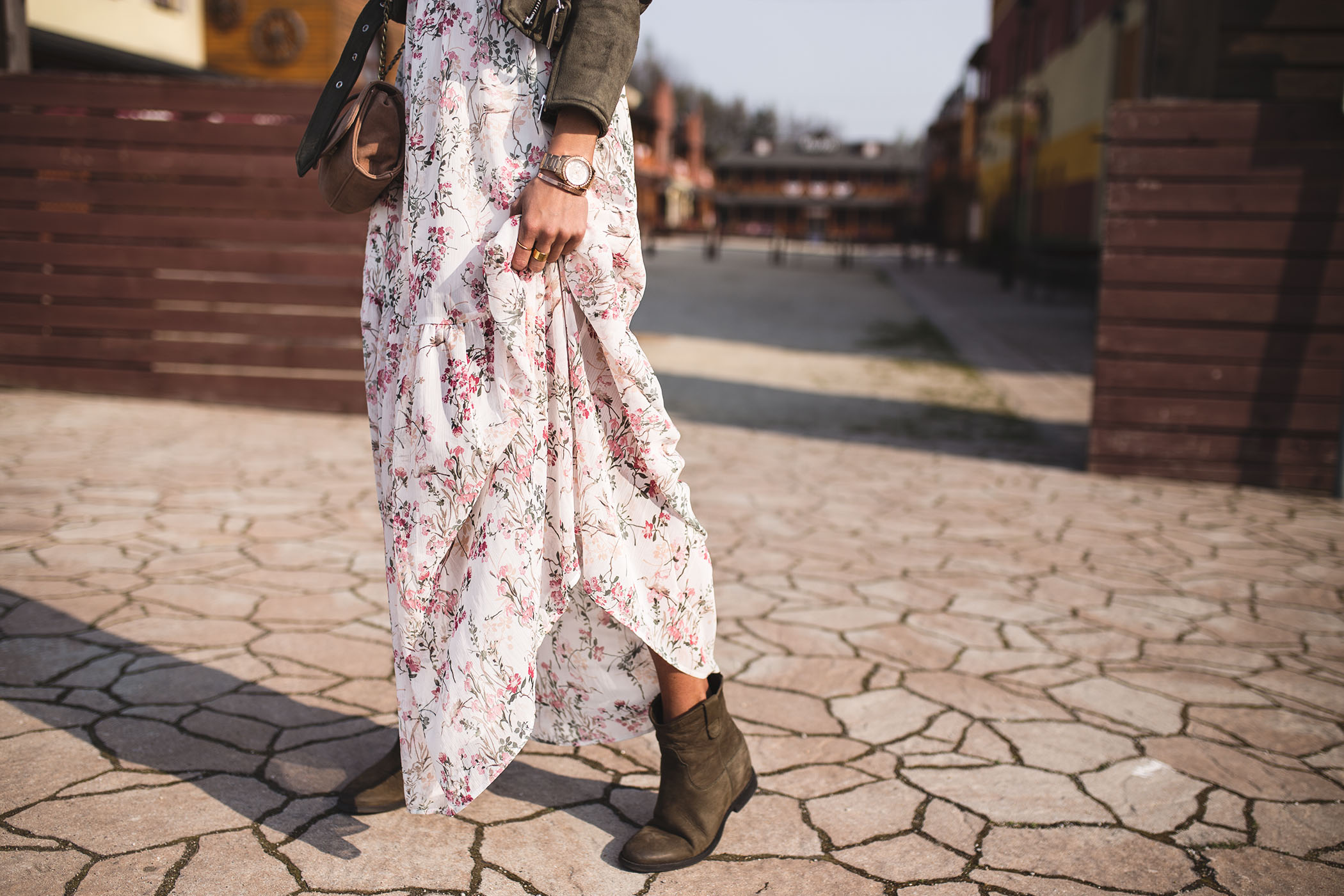 sukienka maxi Orsay, Ramoneska Orsay