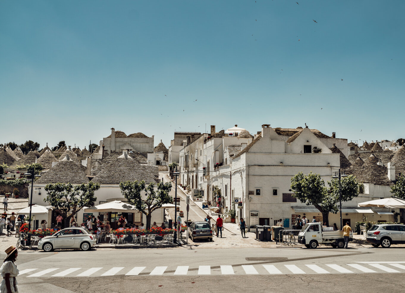 Widok na miasto Alberobello