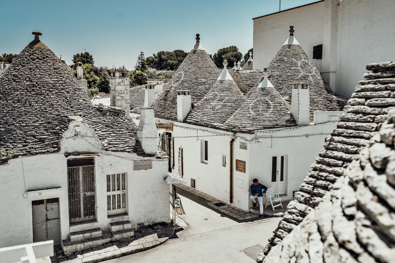 Osiedle domków trulli w Alberobello
