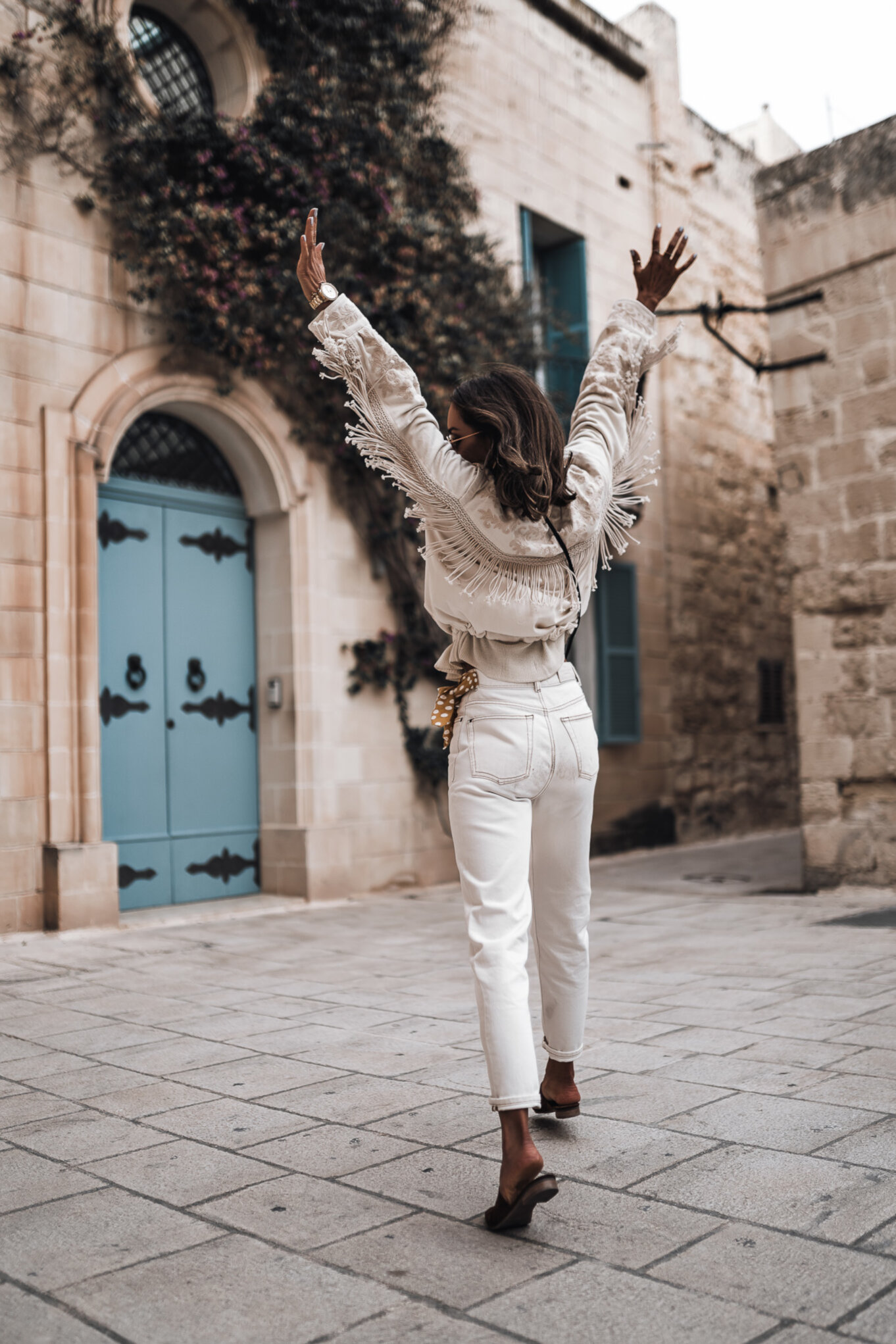 Spacer po placu w Mdinie