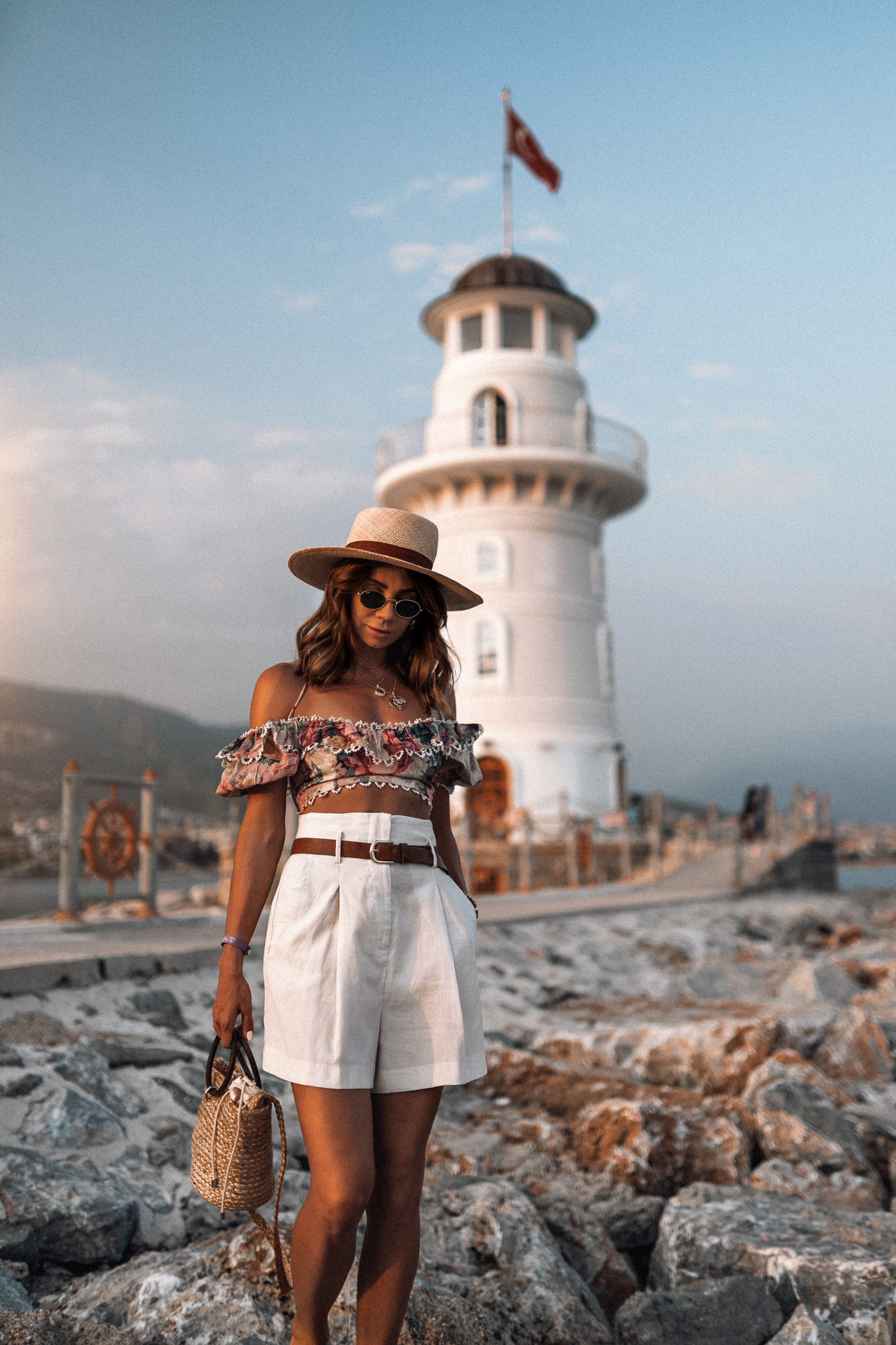 Bluzka Zimmermann, zakupy w shopbop, zimmermann polska, zimmermann shopbop, alanya latarnia, alanya port