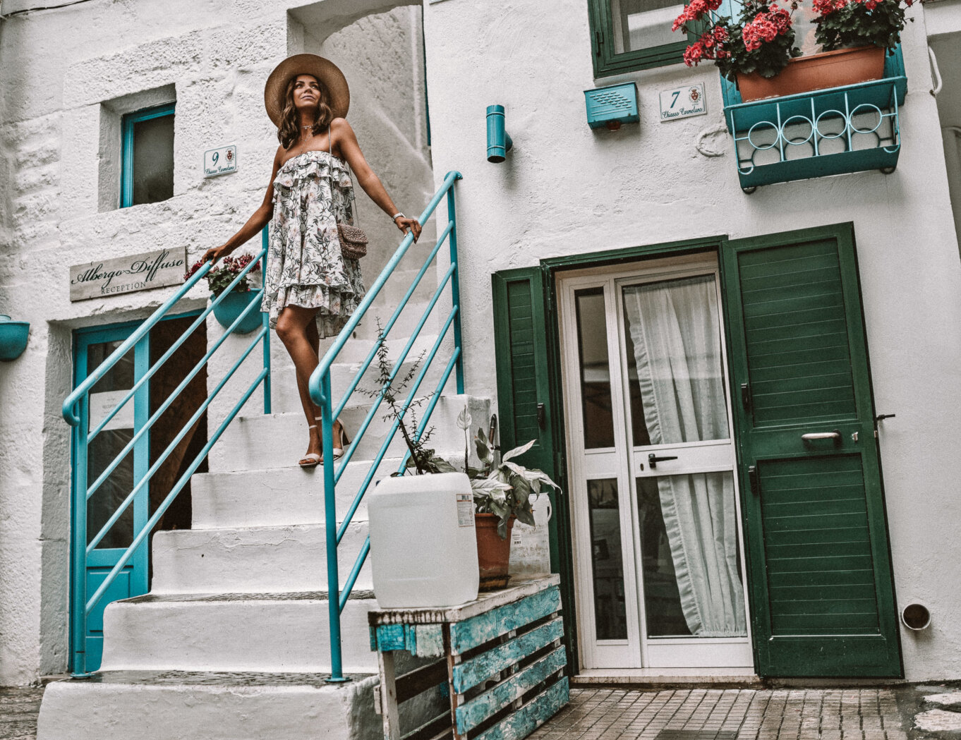 Biały dom w okolicach Bari