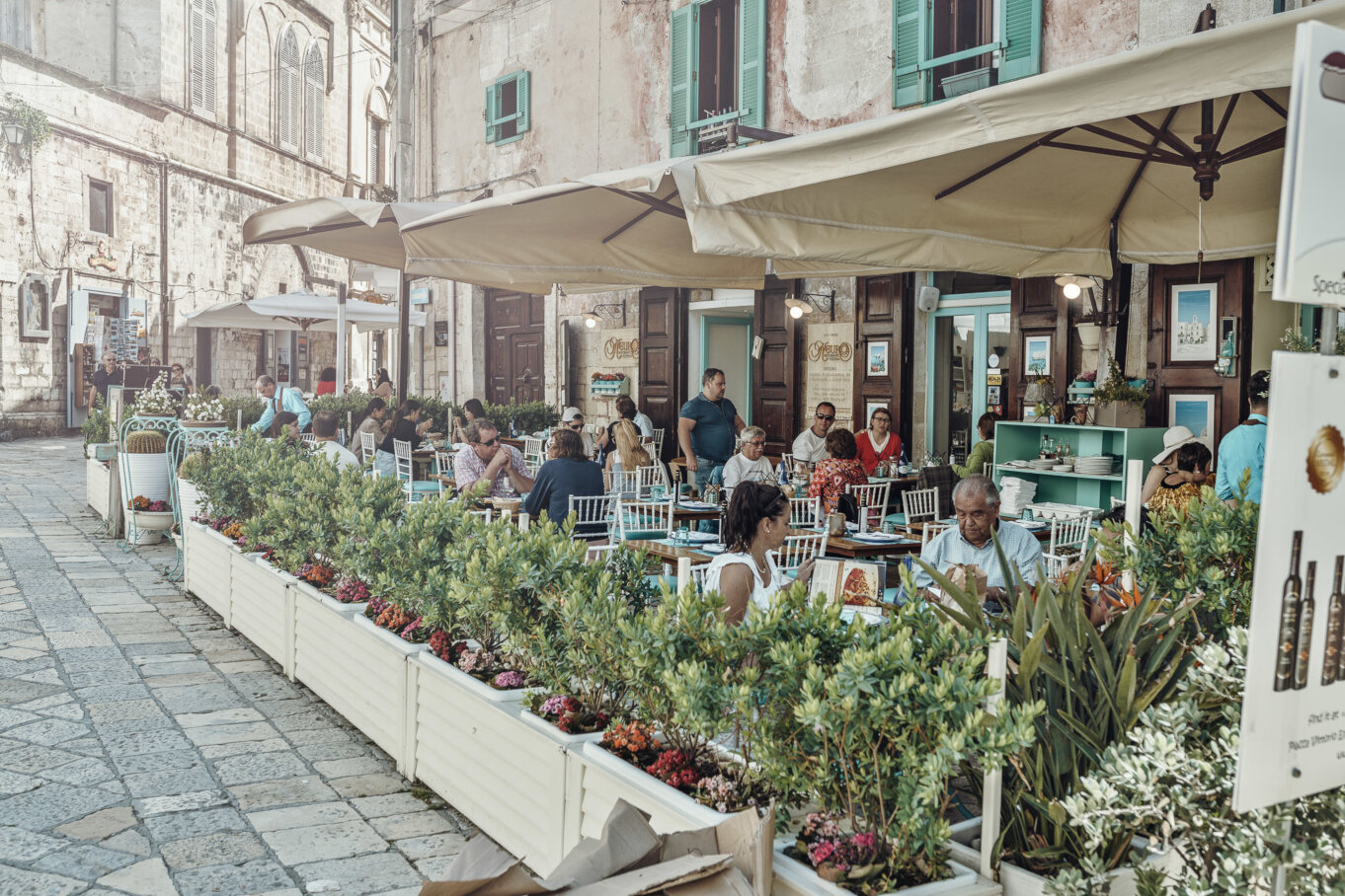 Restauracja w cenntrum Polignano a Mare
