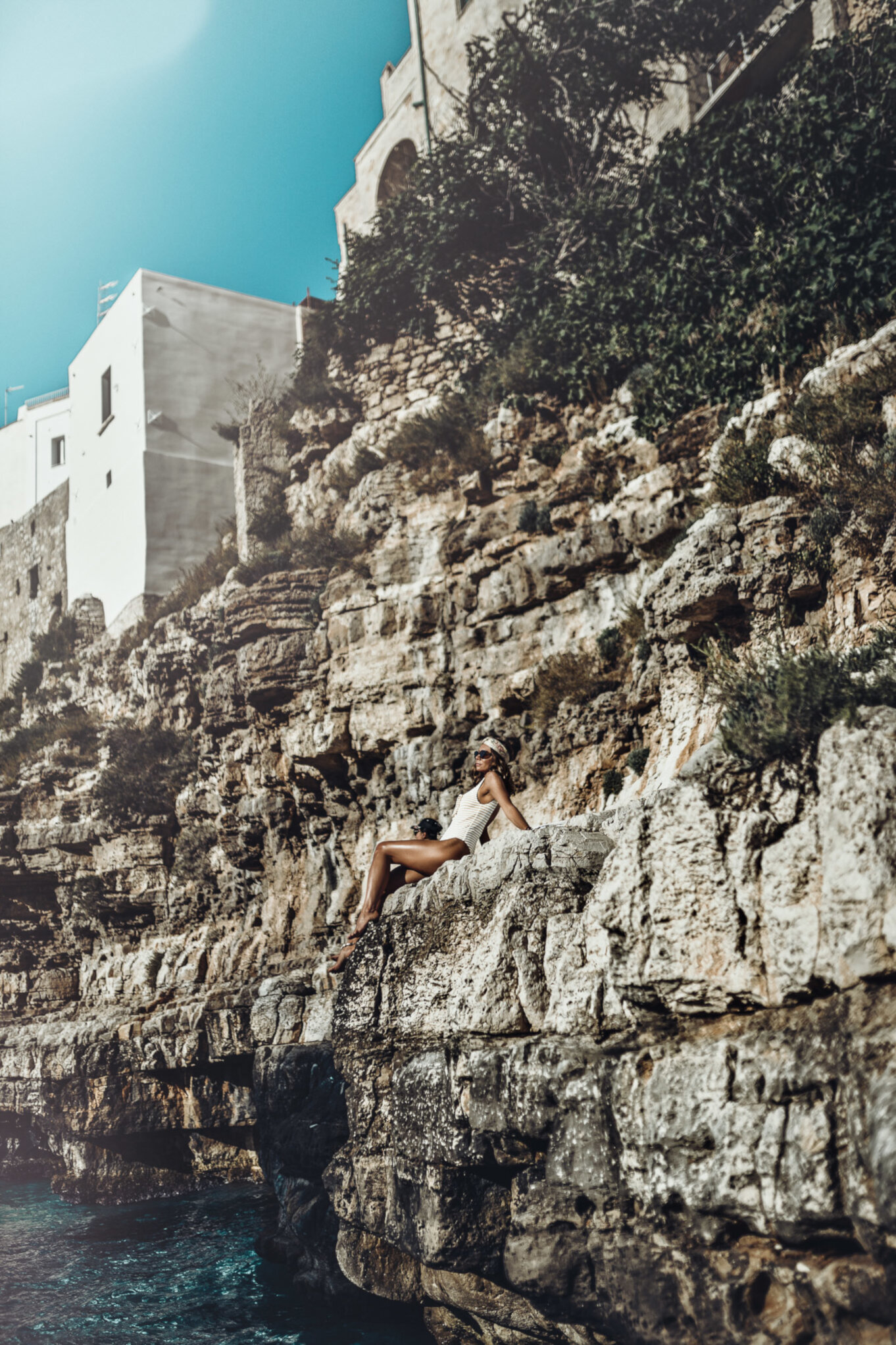 Wybrzeże Adriatyku w Polignano a Mare 