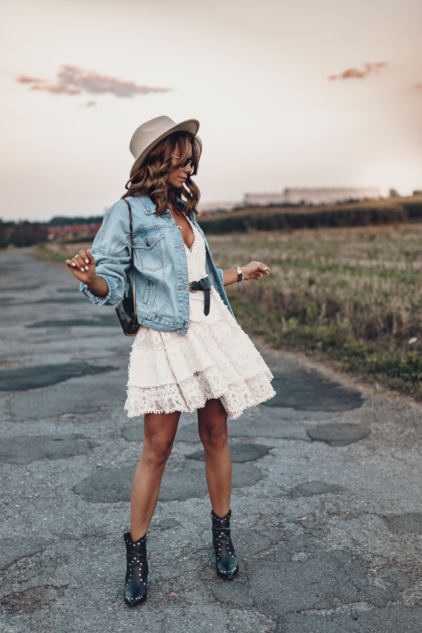 Moja wakacyjna stylizacja w stylu boho Sukienka letnia boho