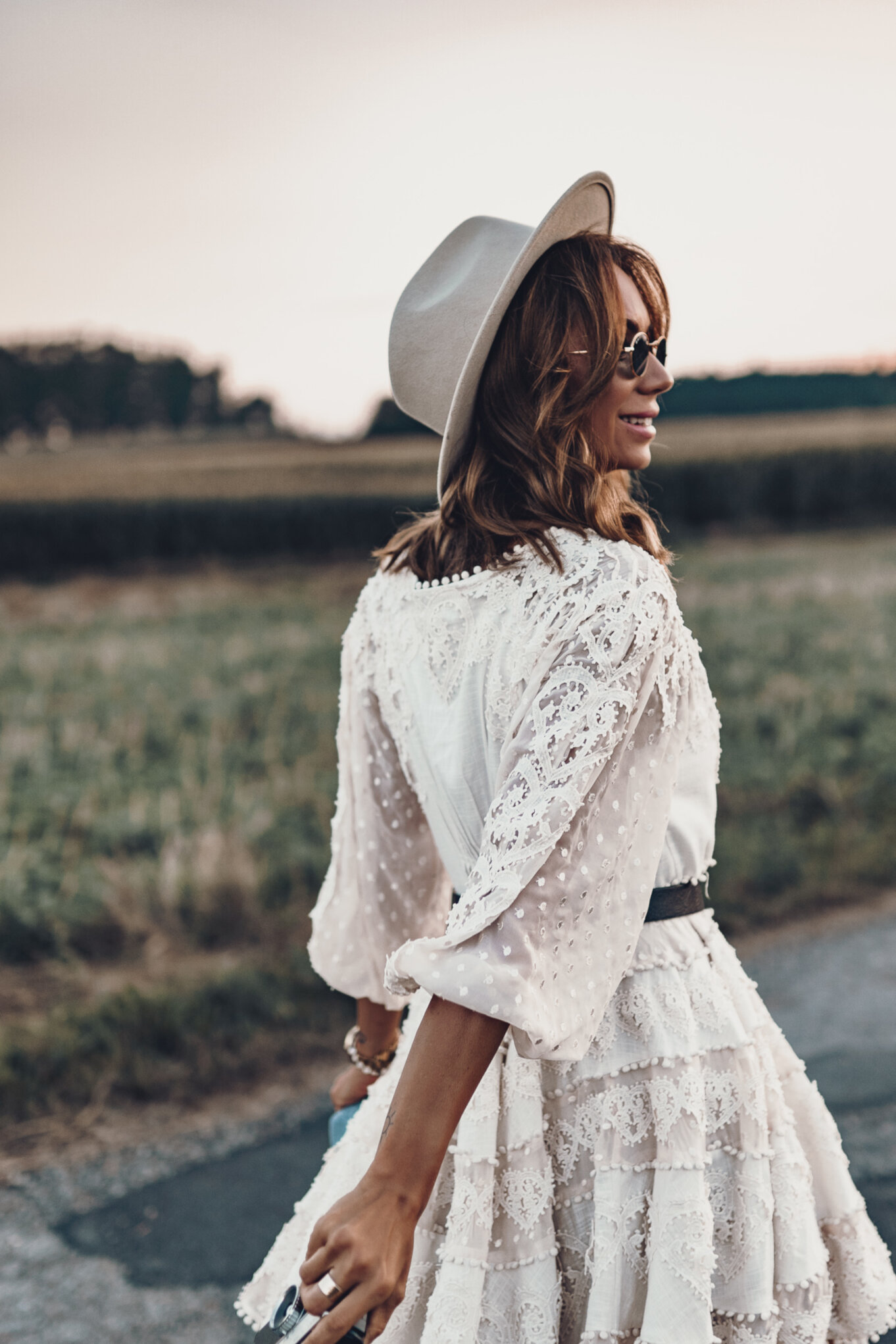Biała letnia sukienka boho Letnie sukienki boho