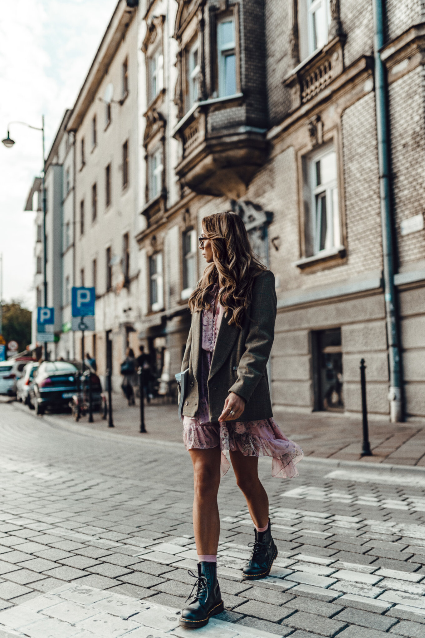 Stylizacje: Marynarka w kratę