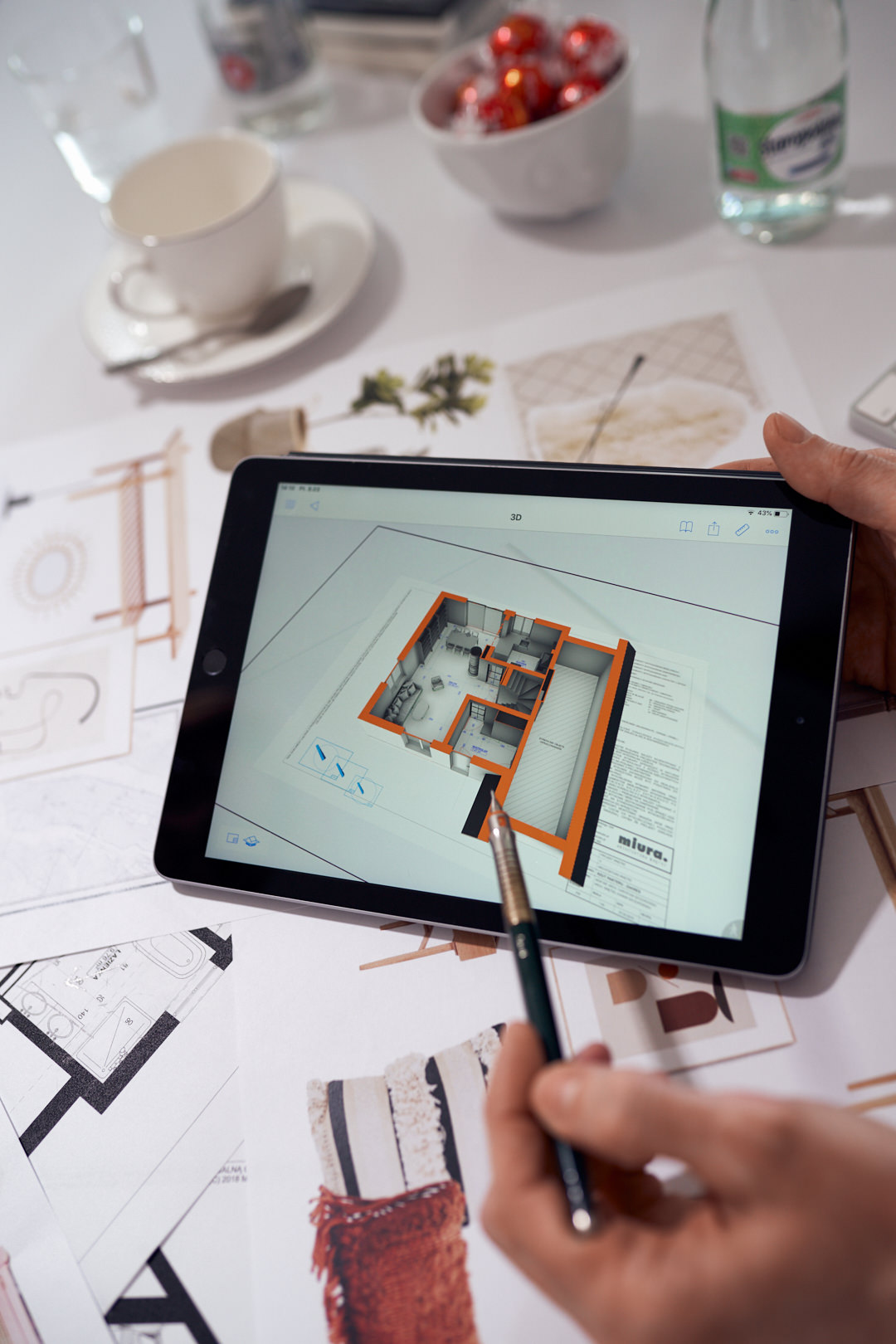 Prezentacja projektu w programie BIMx na Apple iPad